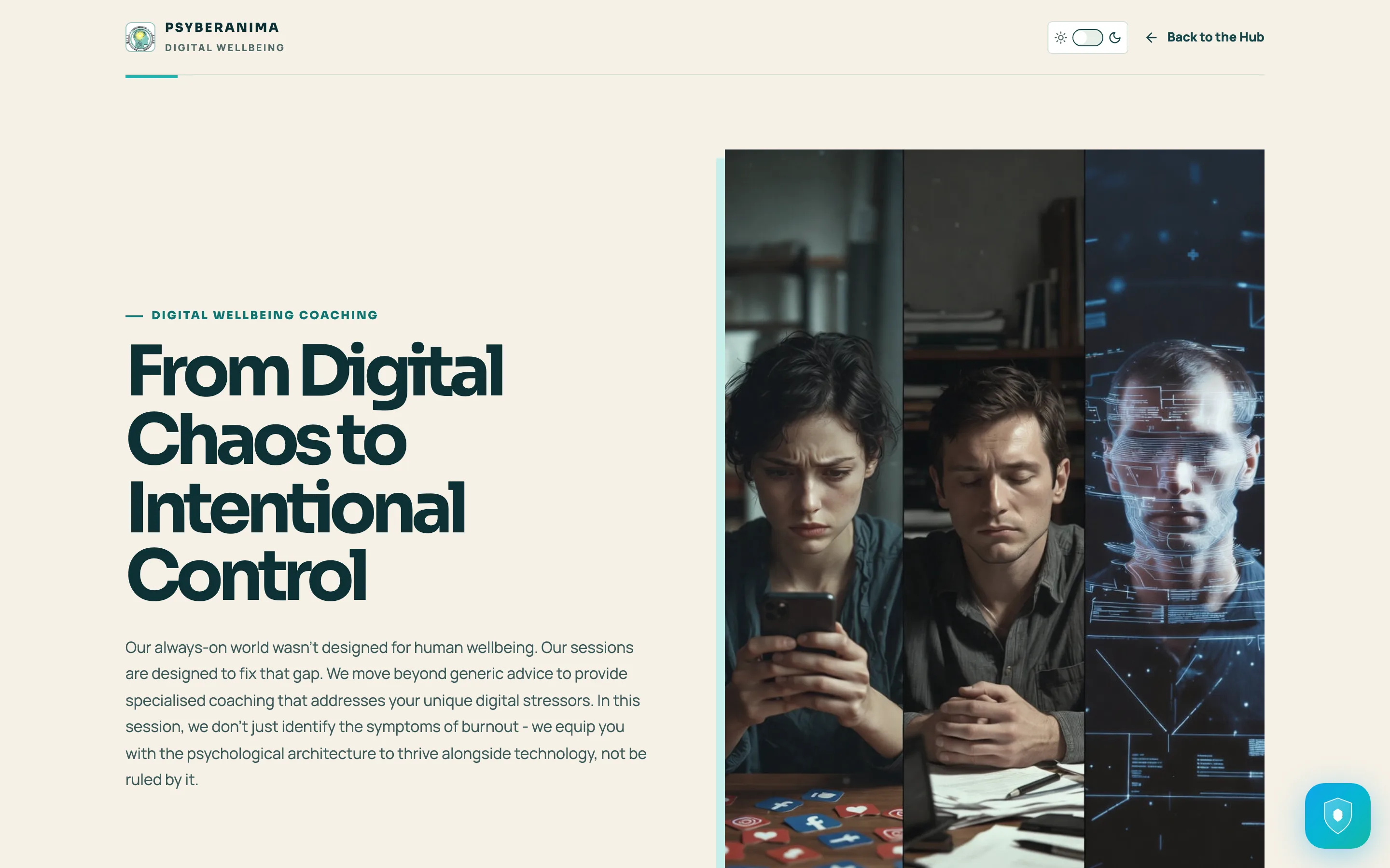 Booking page.